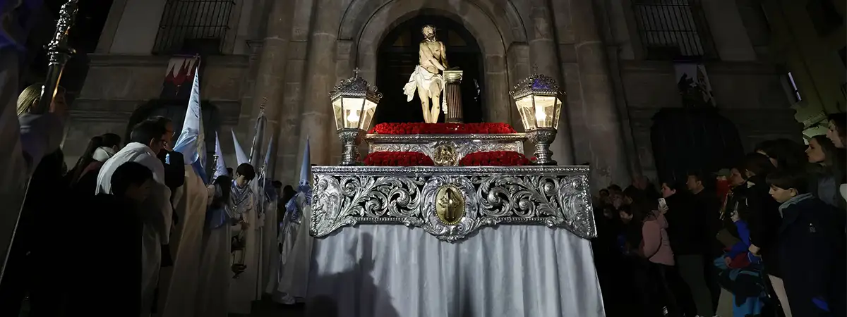 Procesión del Prendimiento en la Semana Santa en Valladolid 2026 con paso portado a hombros