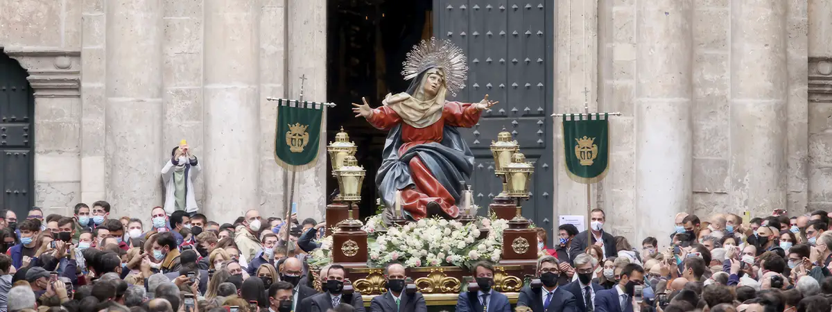 Procesión del Prendimiento en la Semana Santa en Valladolid 2026 con paso portado a hombros