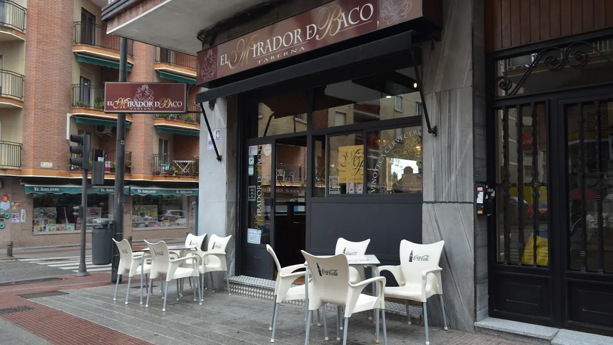 Terraza de El Mirador de Baco en Salamanca