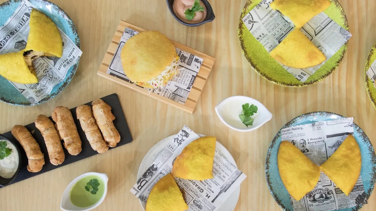 Arepas y empanadas de La Cotufa, street food venezolano en Valladolid