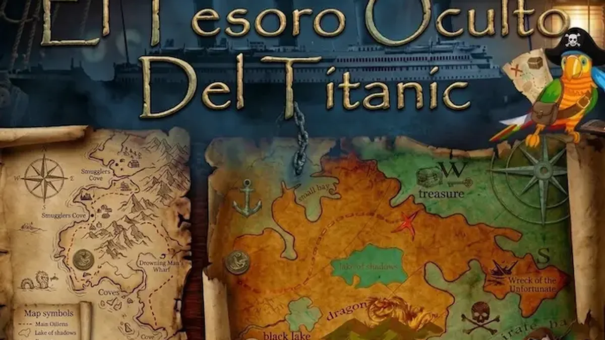 Cartel de la sala Escapa del Titanic de La Huella Room Escape en Salamanca